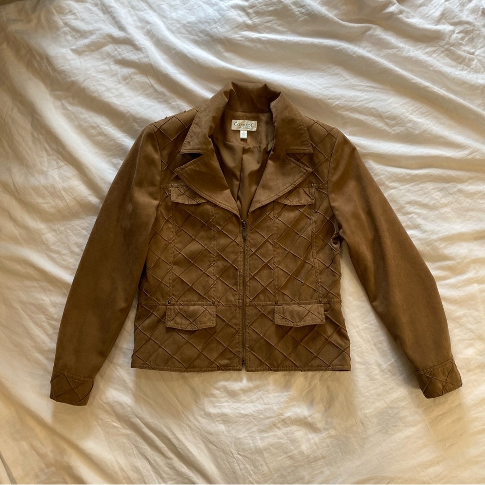 Brown zip up jacket US 10